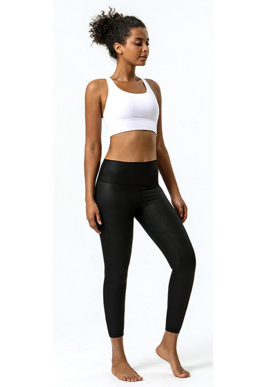 Glossy & Shiny High Rise 7/8 Leggings