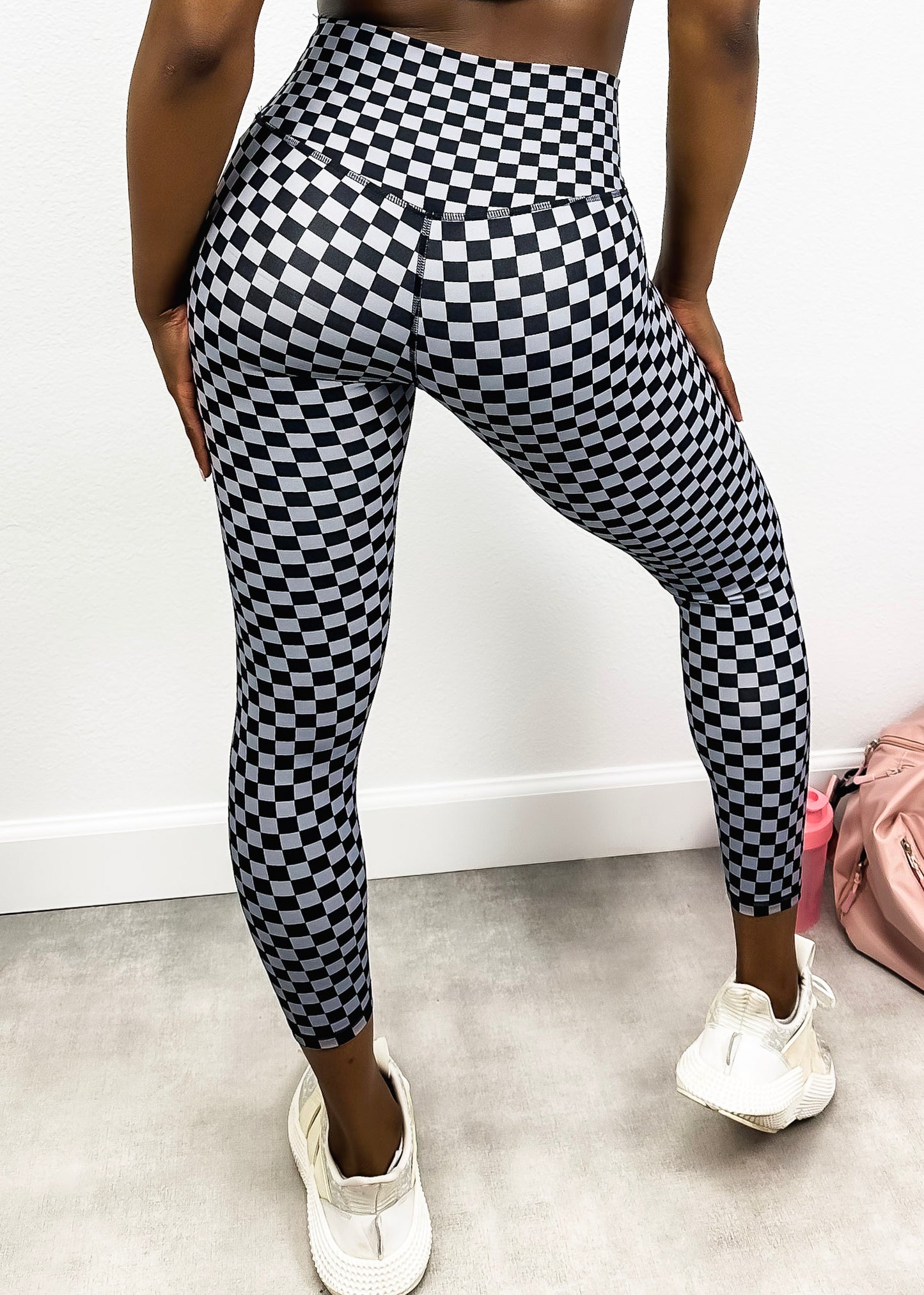 Checkered High Rise 7/8 Leggings