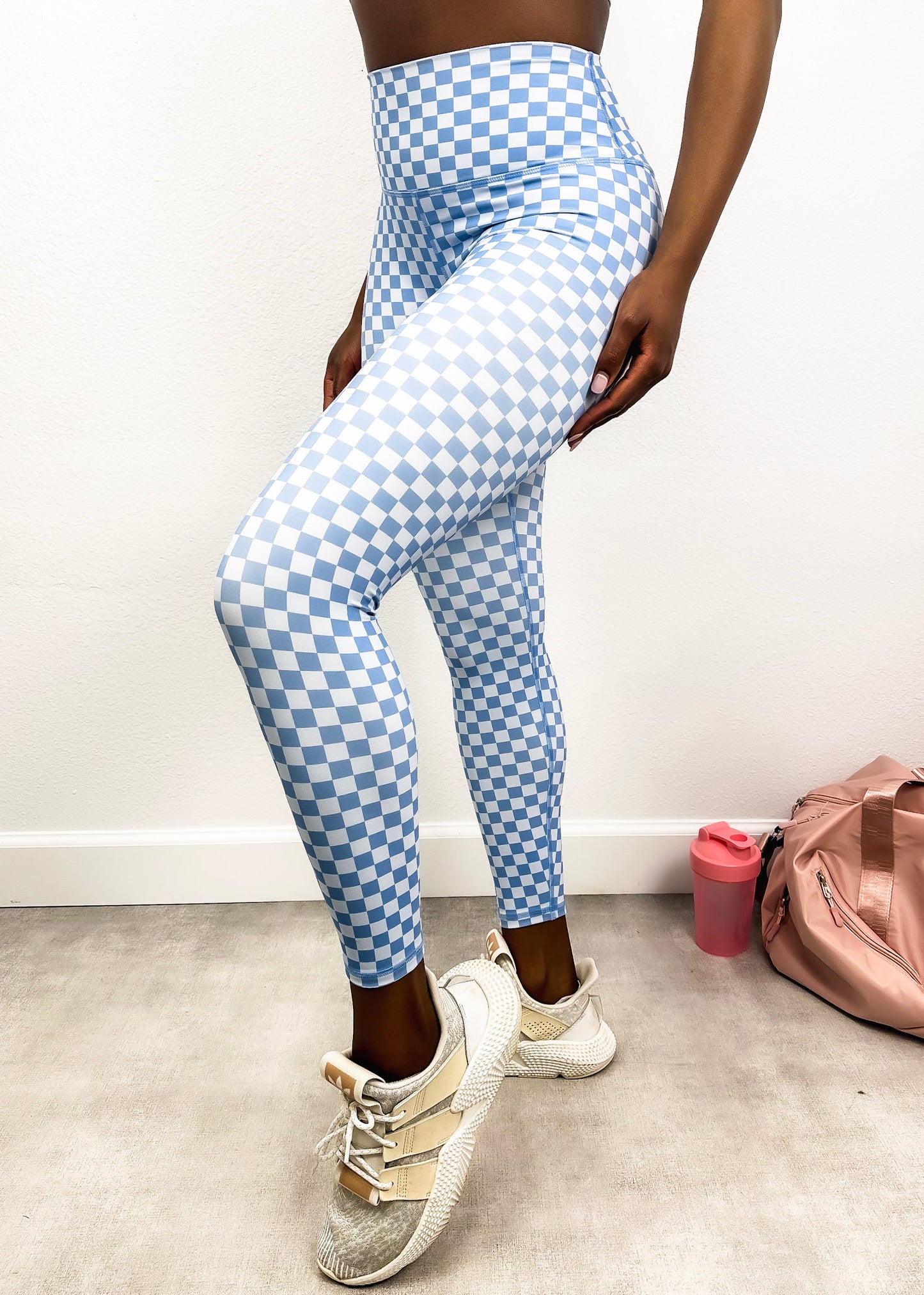Checkered High Rise 7/8 Leggings