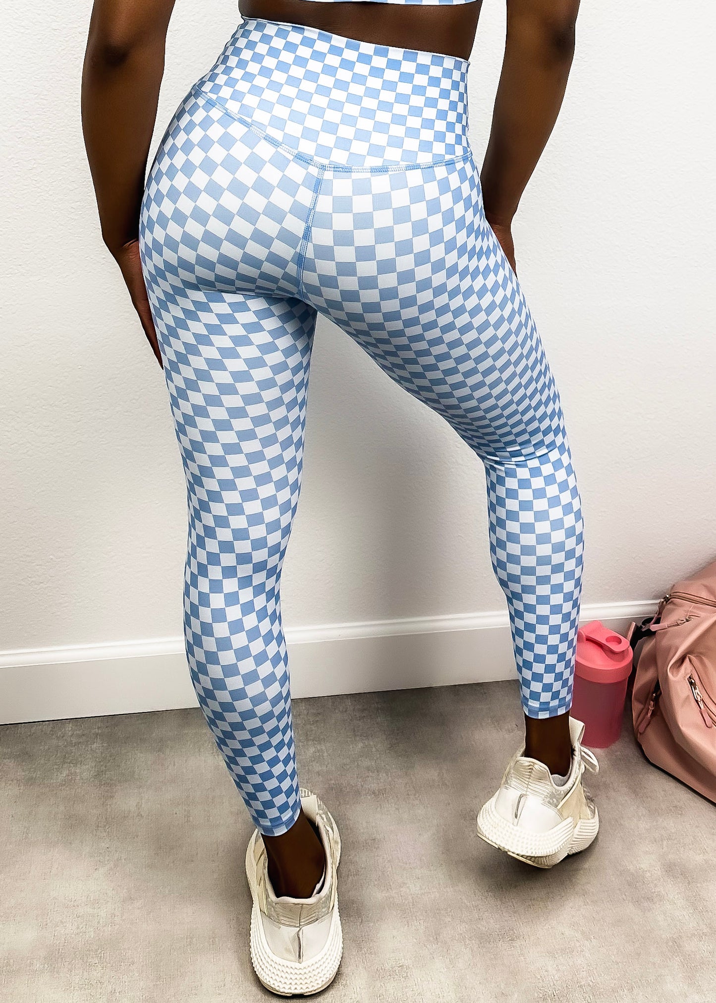 Checkered High Rise 7/8 Leggings
