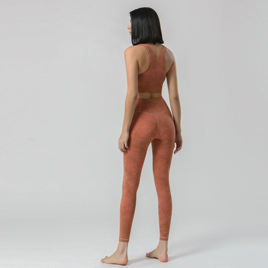 Tie-Dye Racerback Sports Bra