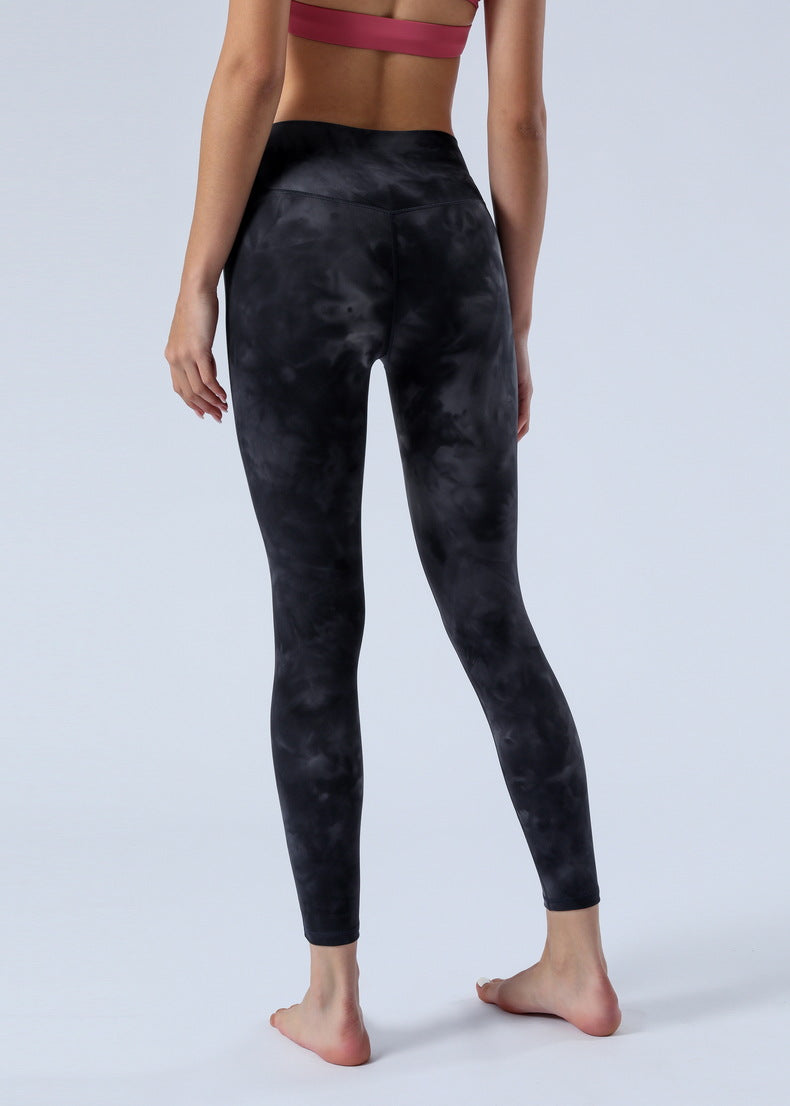 Tie-Dye Mid Waist Leggings