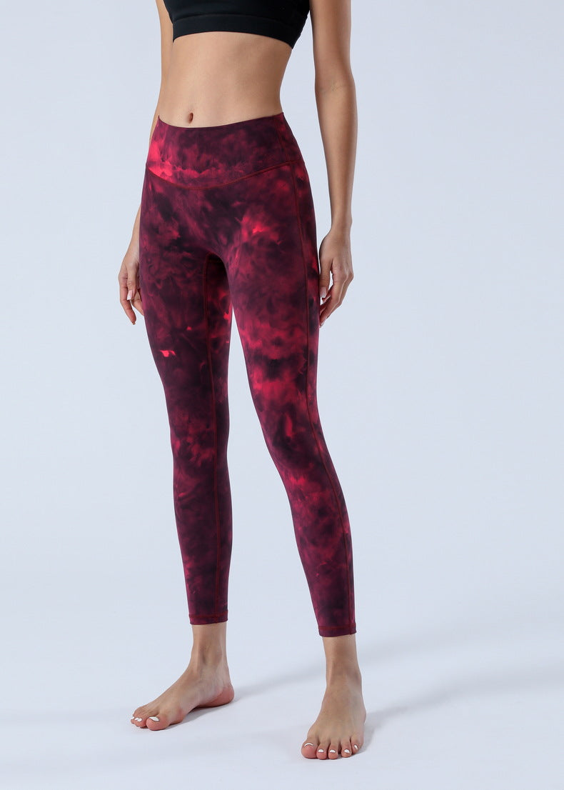 Tie-Dye Mid Waist Leggings