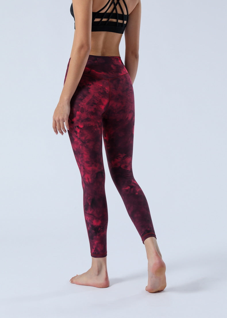 Tie-Dye Mid Waist Leggings