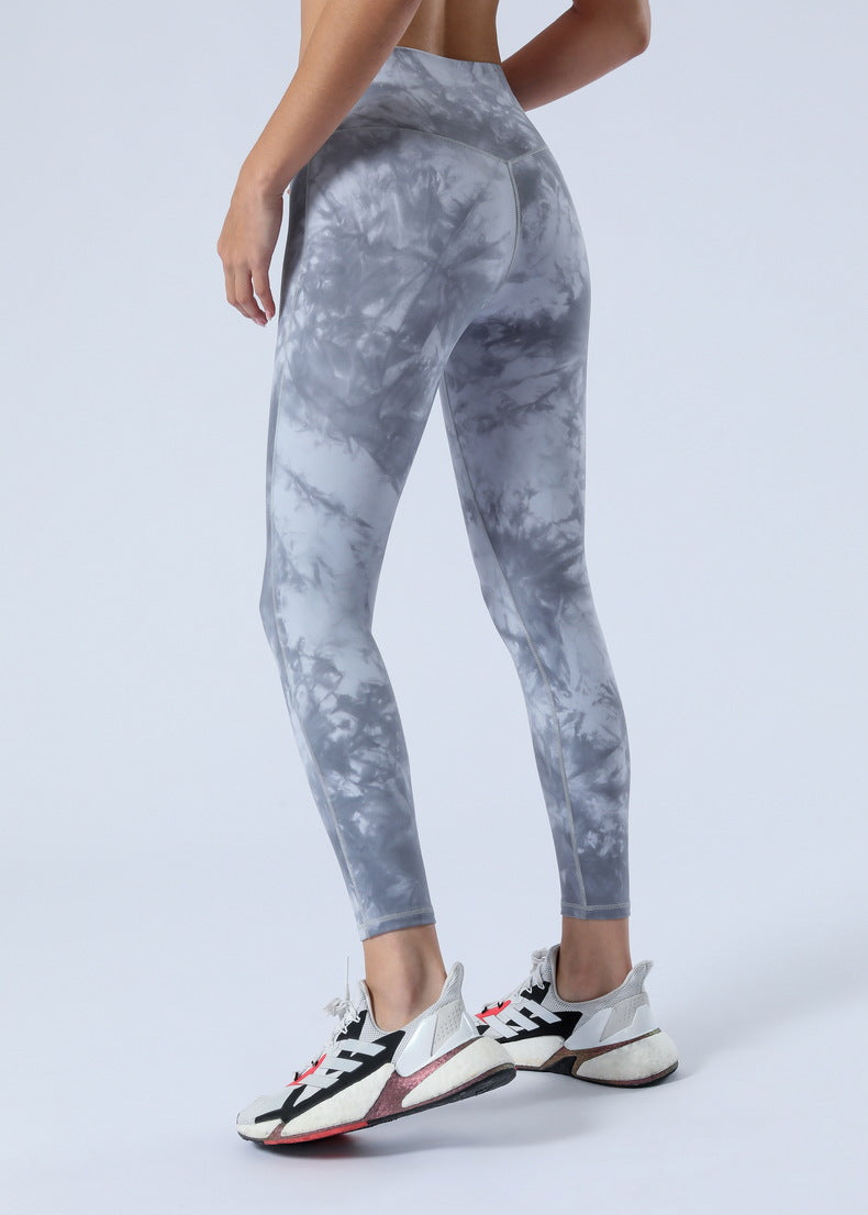 Tie-Dye Mid Waist Leggings
