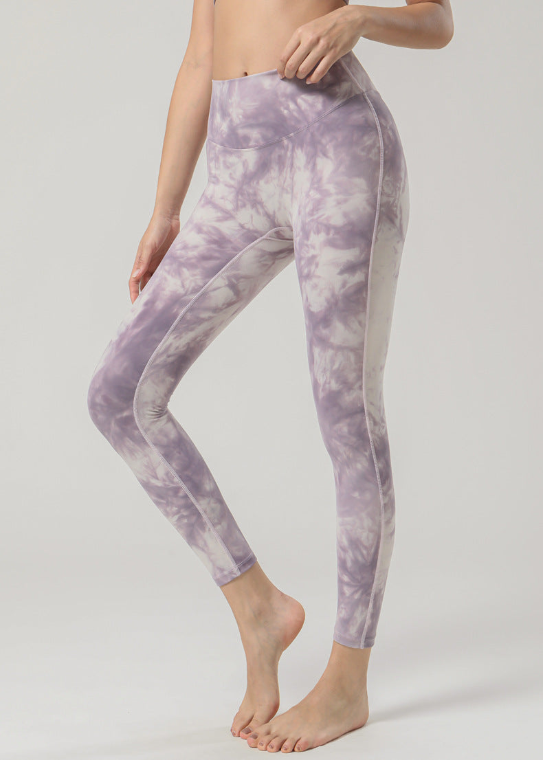 Tie-Dye Mid Waist Leggings
