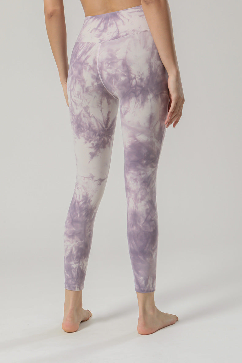 Tie-Dye Mid Waist Leggings
