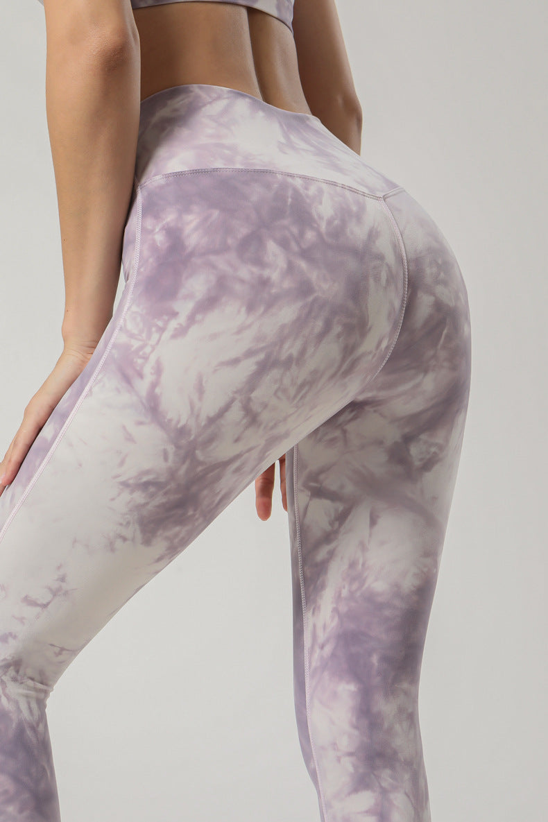 Tie-Dye Mid Waist Leggings