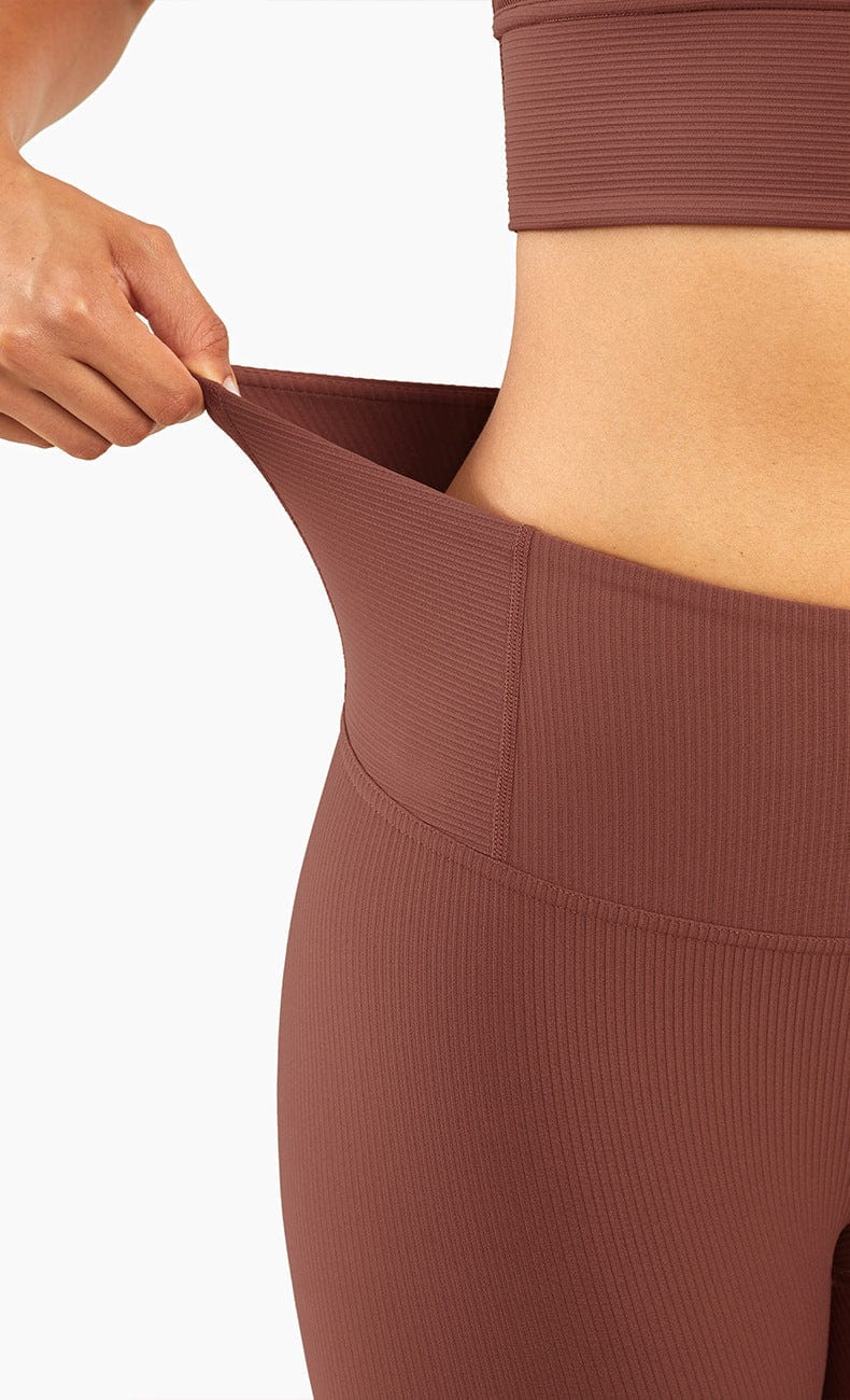 Ribbed Mid Waist Leggings