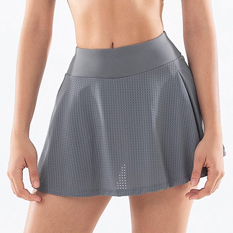 Breathable Ruffled Active Skirt