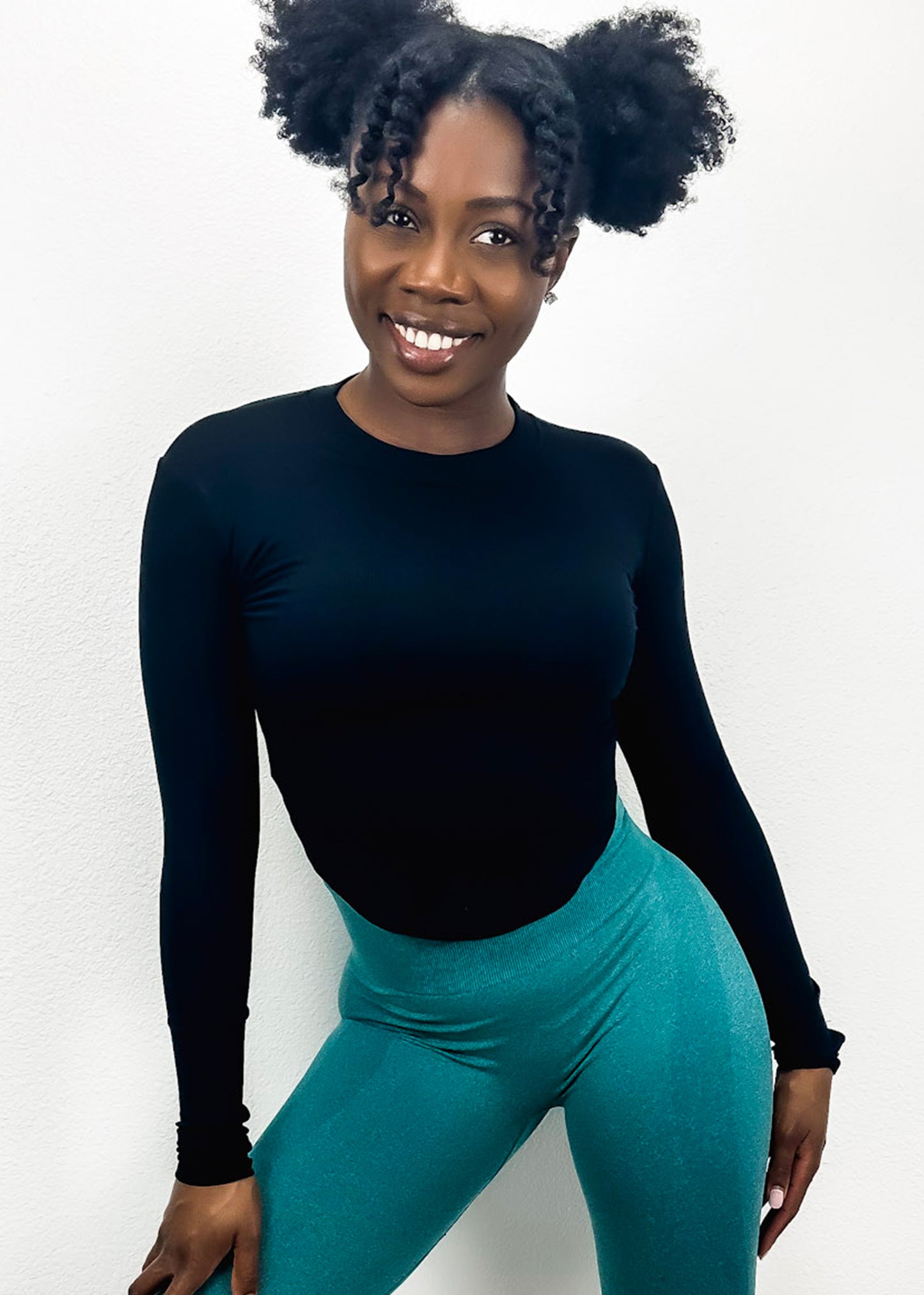 Slim Fit Long Sleeve Contouring Top