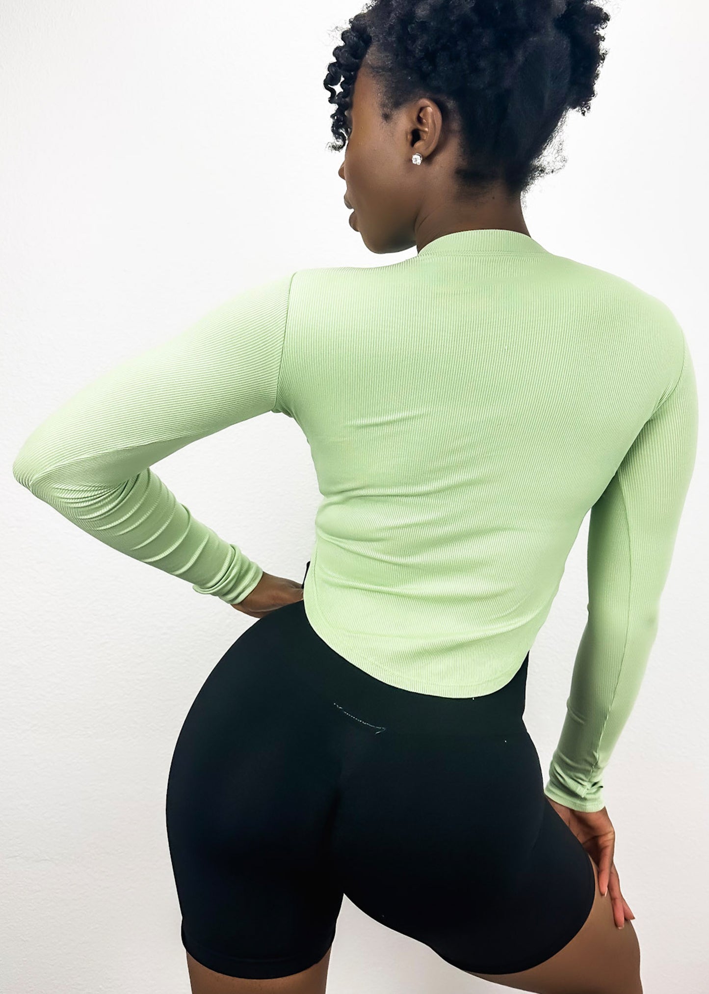 Slim Fit Long Sleeve Contouring Top