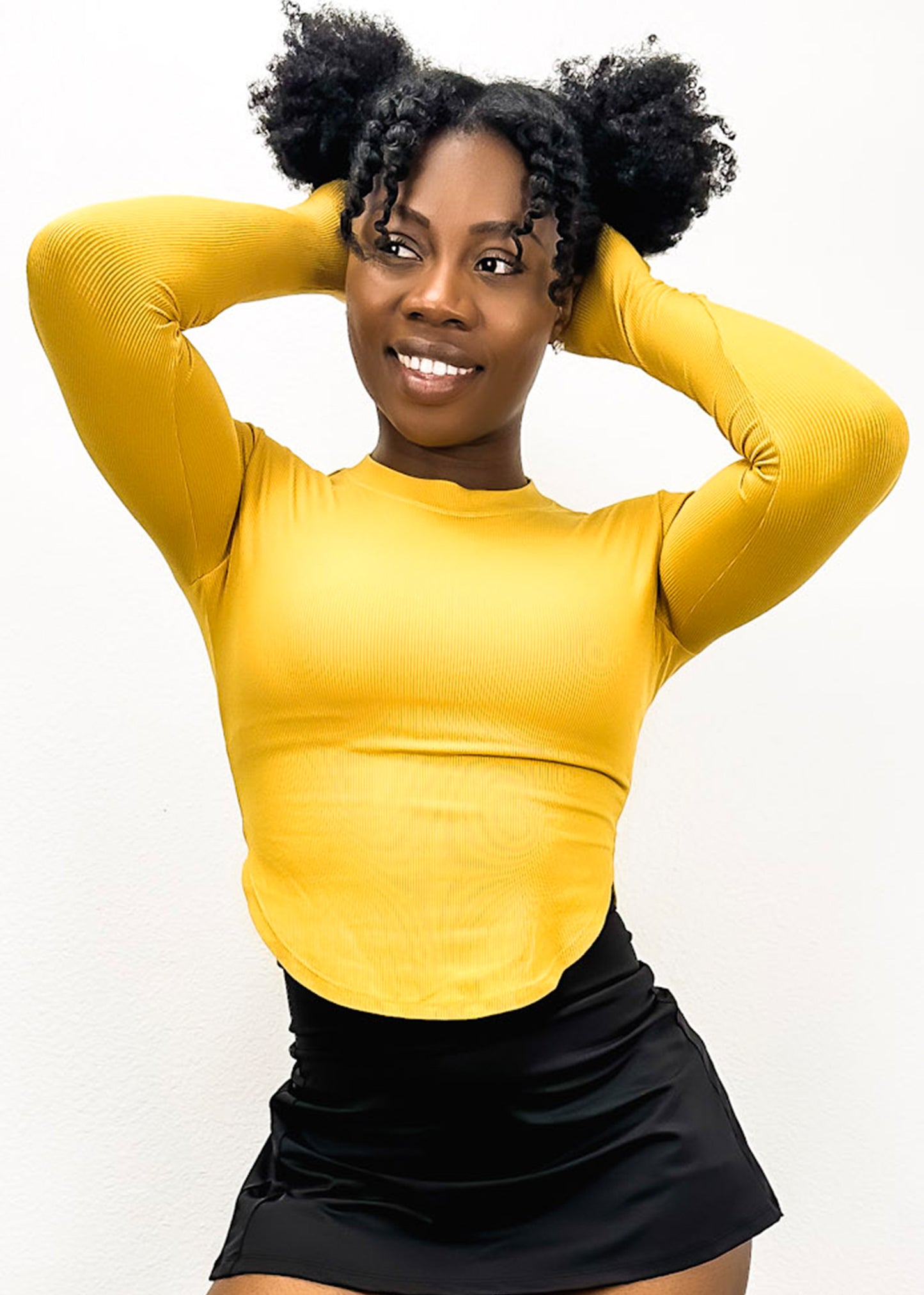 Slim Fit Long Sleeve Contouring Top