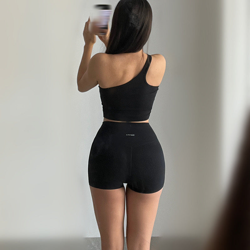 One Shoulder Strap Sports Bra Tank