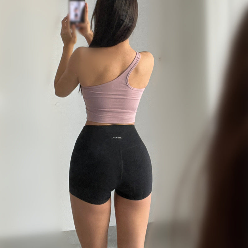 One Shoulder Strap Sports Bra Tank
