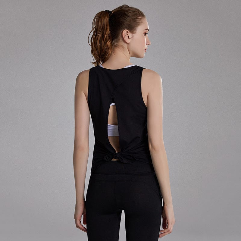 Open Back Long Tank Top