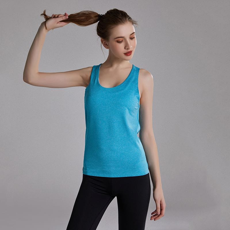 Open Back Long Tank Top