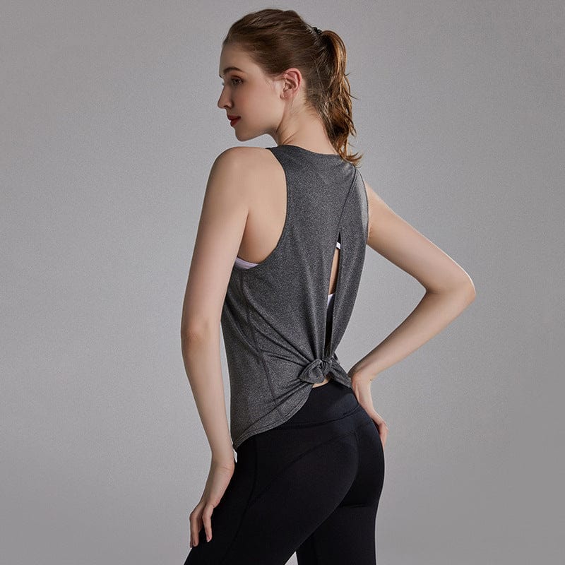Open Back Long Tank Top
