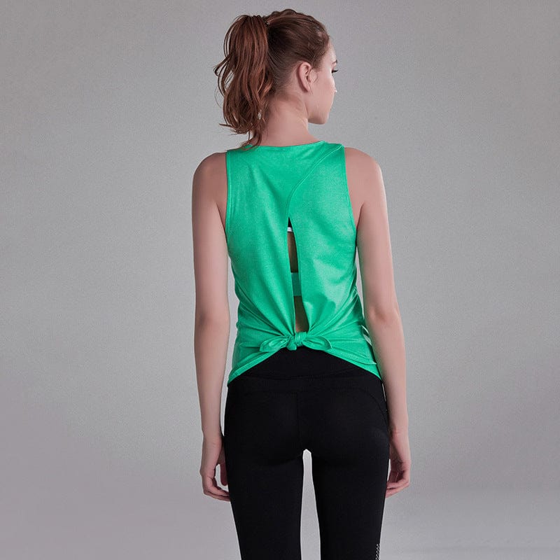 Open Back Long Tank Top