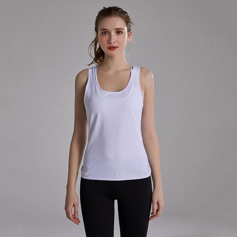 Open Back Long Tank Top