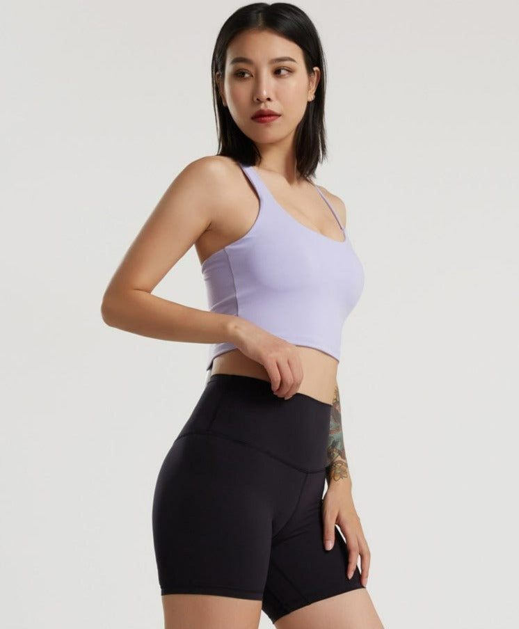 Asymmetrical Straps Multi Wear Bra Tank