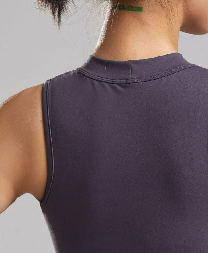 Circular Cutout Sleeveless Bra Tank