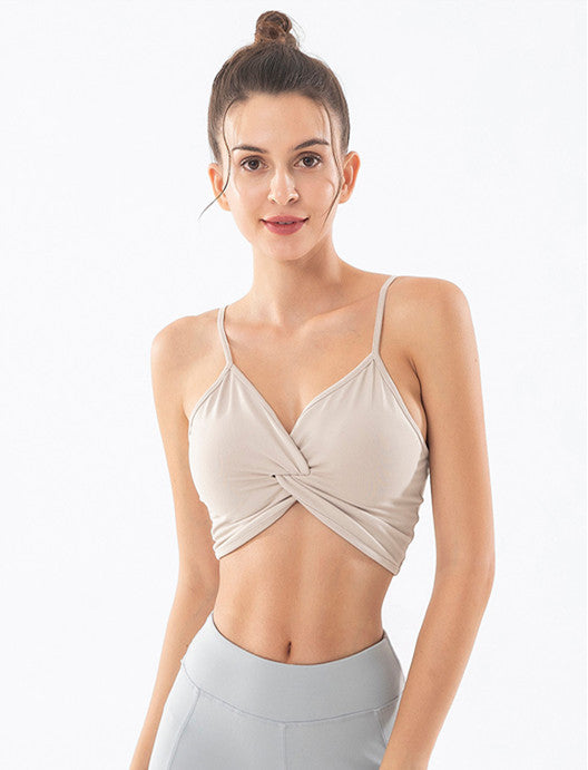 Twist Front Sports Bra