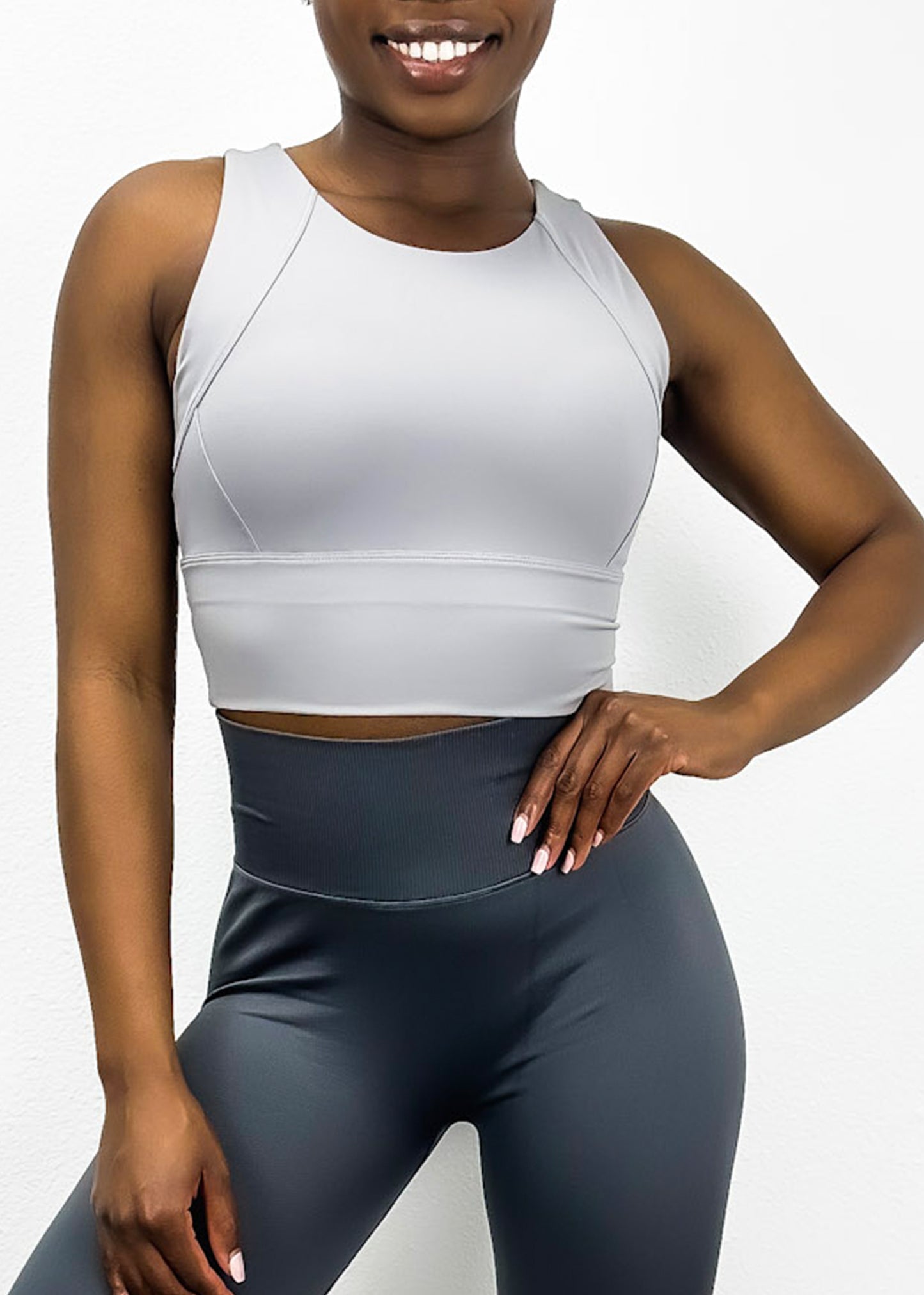 Sleeveless Cropped Tank Top