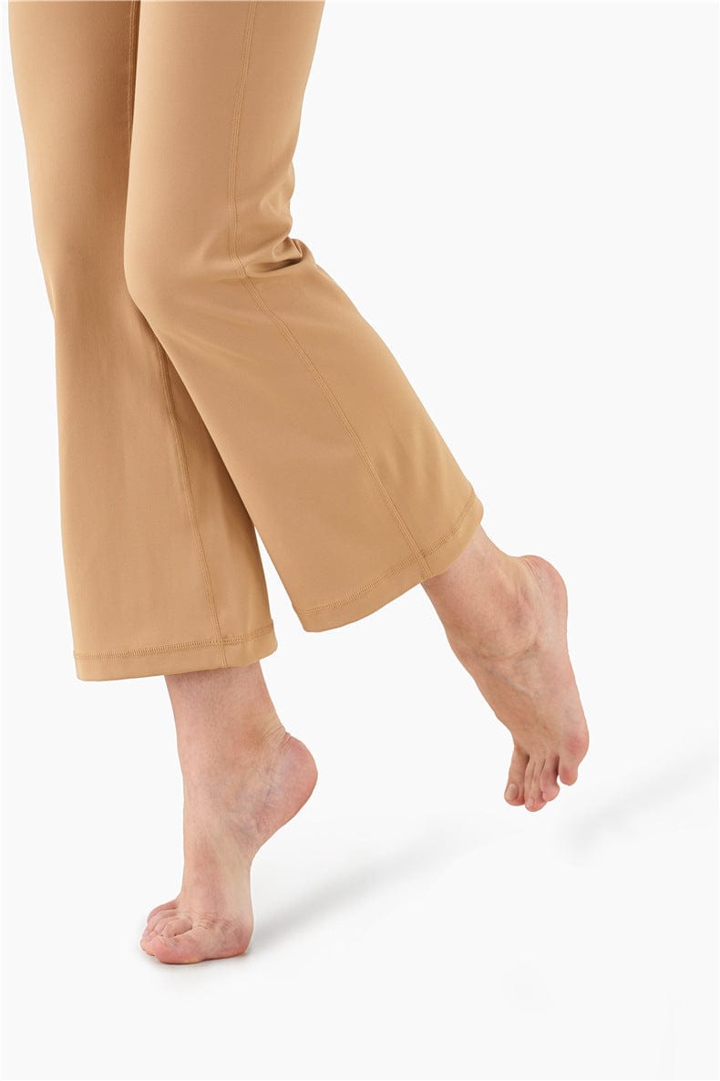 High Rise Cropped Flared Yoga Pants