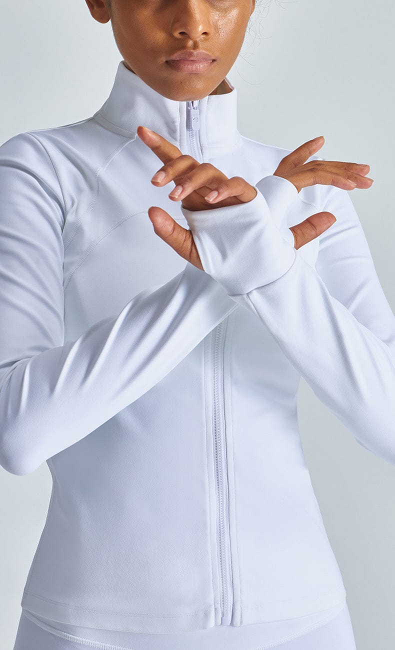 Two-Piece Jacket & High-Rise Leggings Set