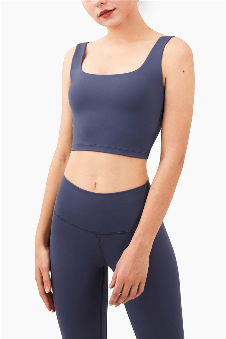 Scoop Neck Cropped Tank Top