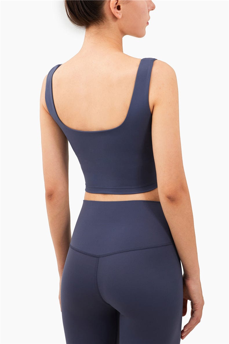 Scoop Neck Cropped Tank Top