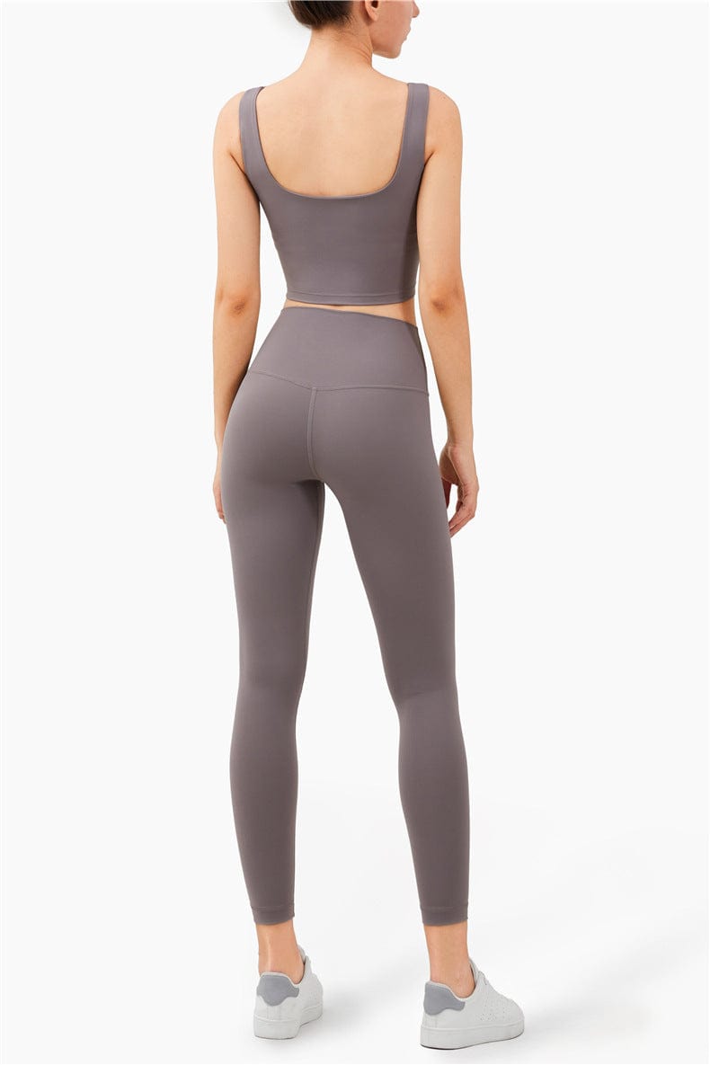 Scoop Neck Cropped Tank Top