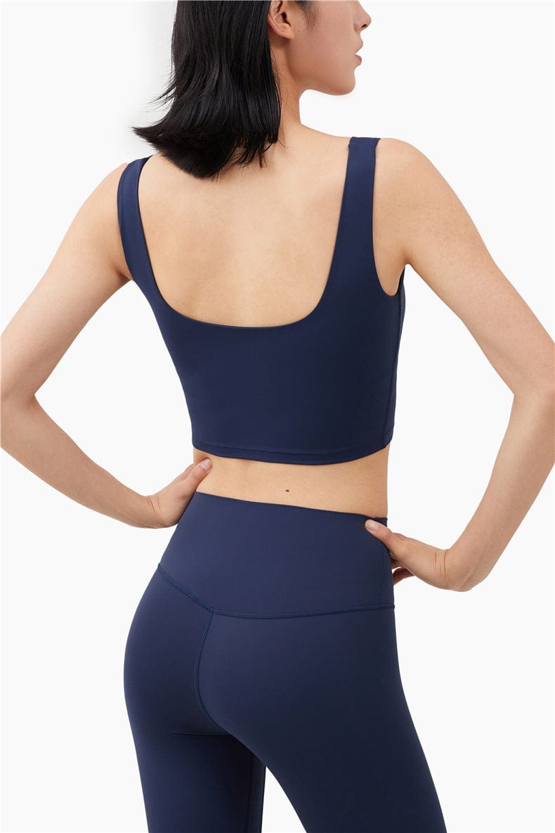 Scoop Neck Cropped Tank Top