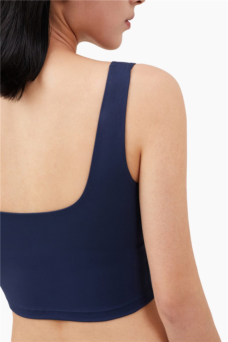 Scoop Neck Cropped Tank Top