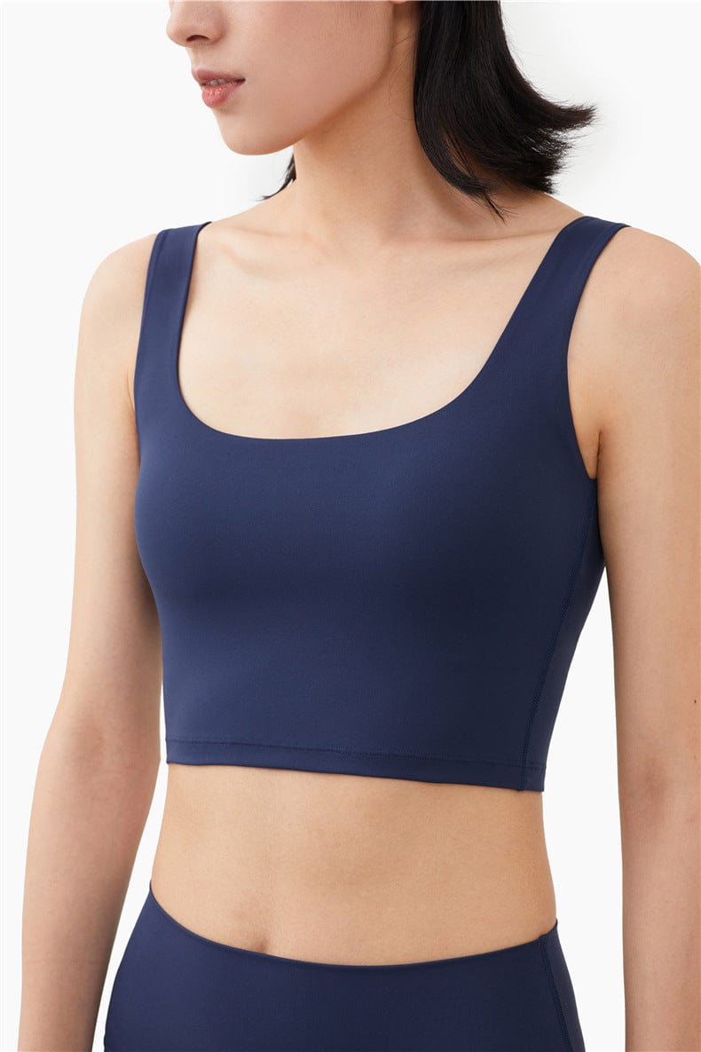 Scoop Neck Cropped Tank Top