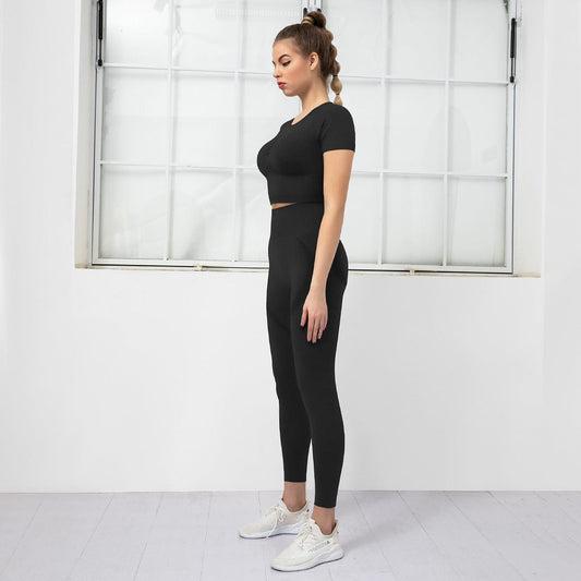 Sculpting Active Top & Leggings Two Piece Set