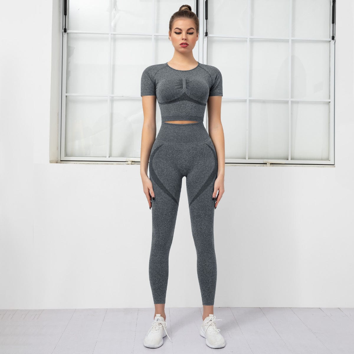 Sculpting Active Top & Leggings Two Piece Set