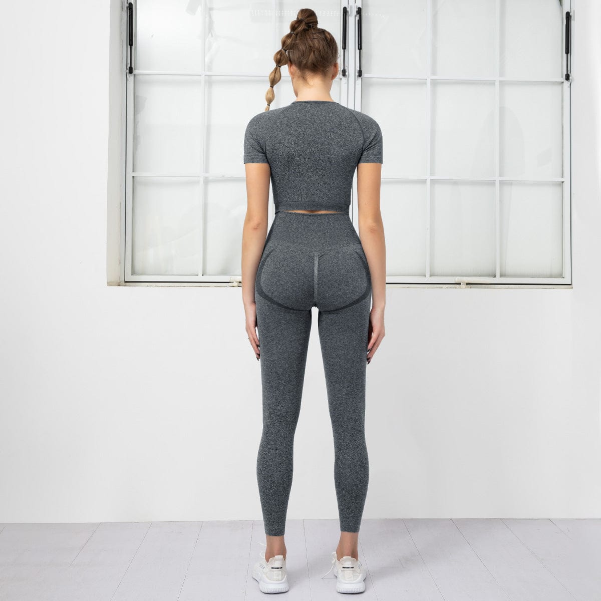 Sculpting Active Top & Leggings Two Piece Set