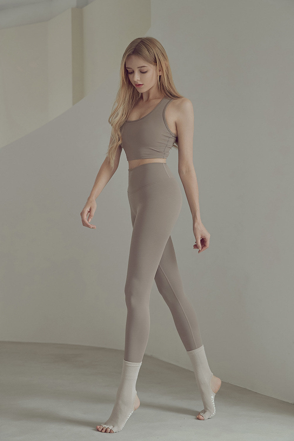 Racerback Sports Bra & High Rise Legging Two Piece Set