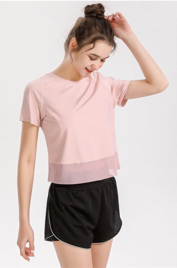 Mesh Lined Relaxed Active Top