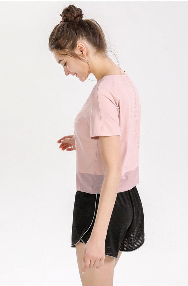 Mesh Lined Relaxed Active Top