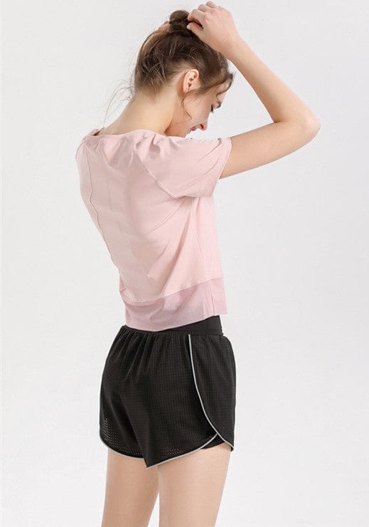 Mesh Lined Relaxed Active Top