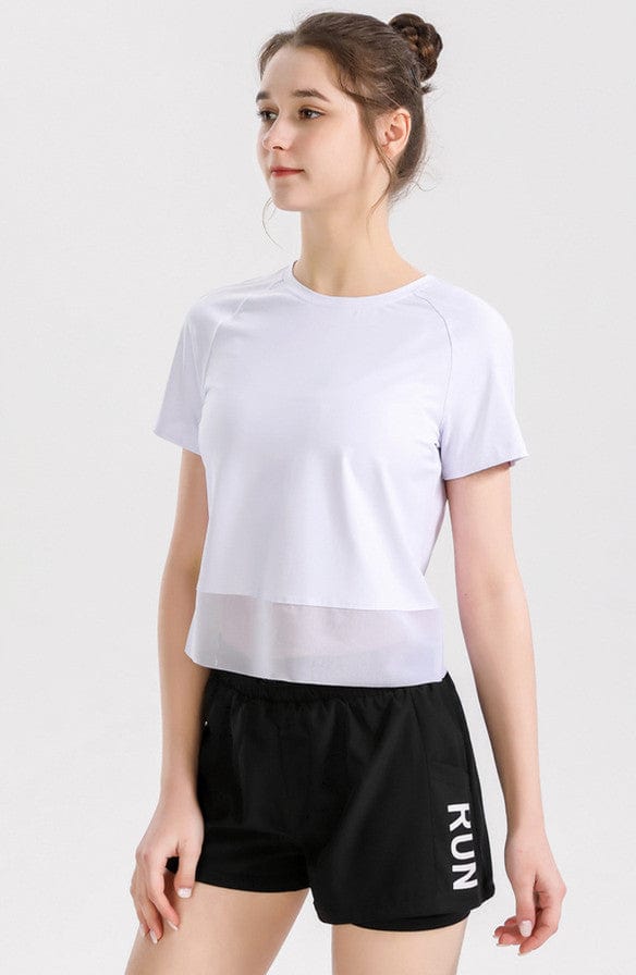 Mesh Lined Relaxed Active Top