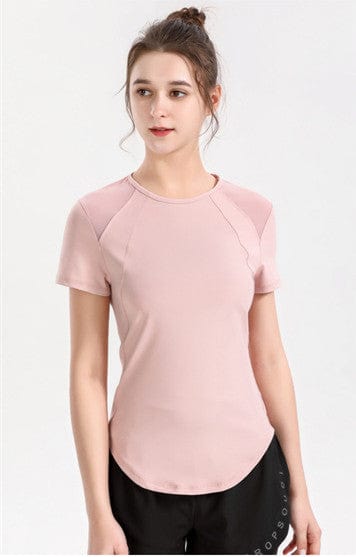 Open Back Short Sleeve Top