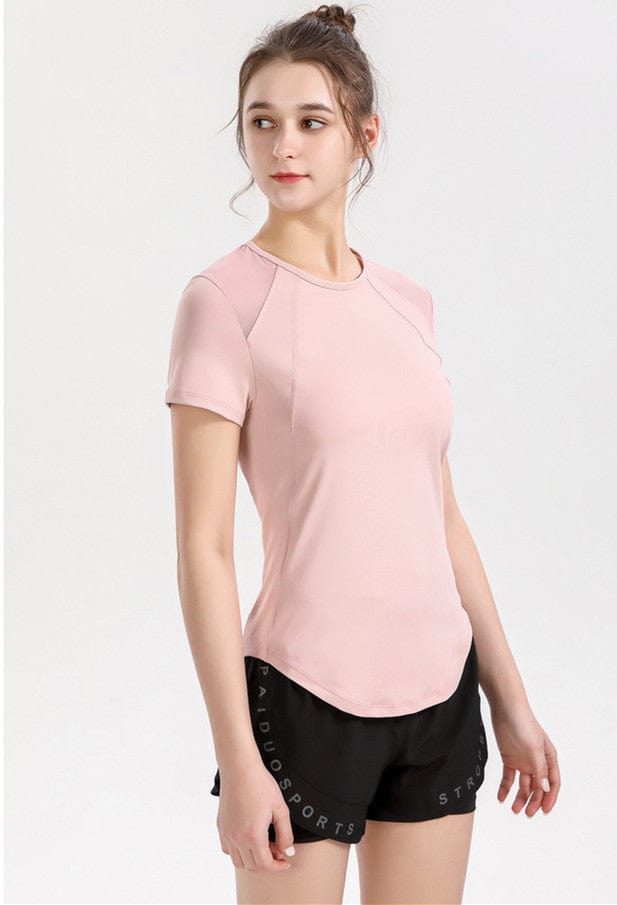 Open Back Short Sleeve Top
