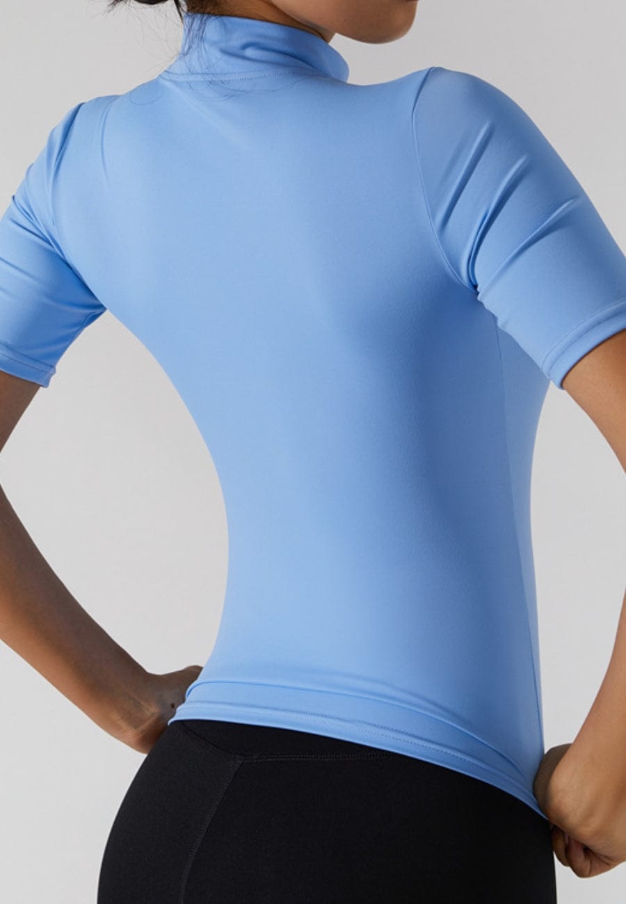Body Tight Mini Turtle Neck Workout Top