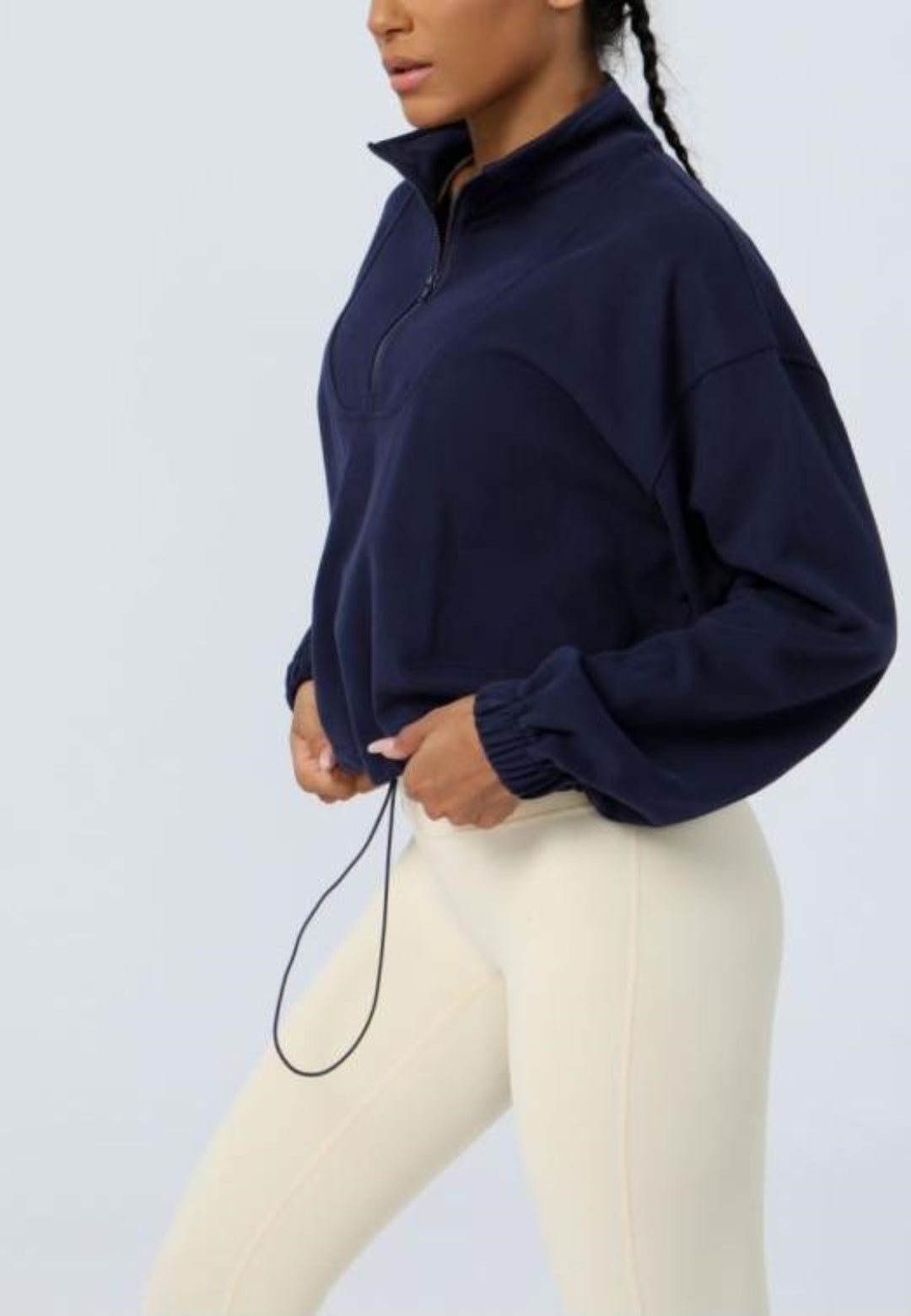 Loose Long Sleeve Casual Zipper Jacket Sport Sweatshirt