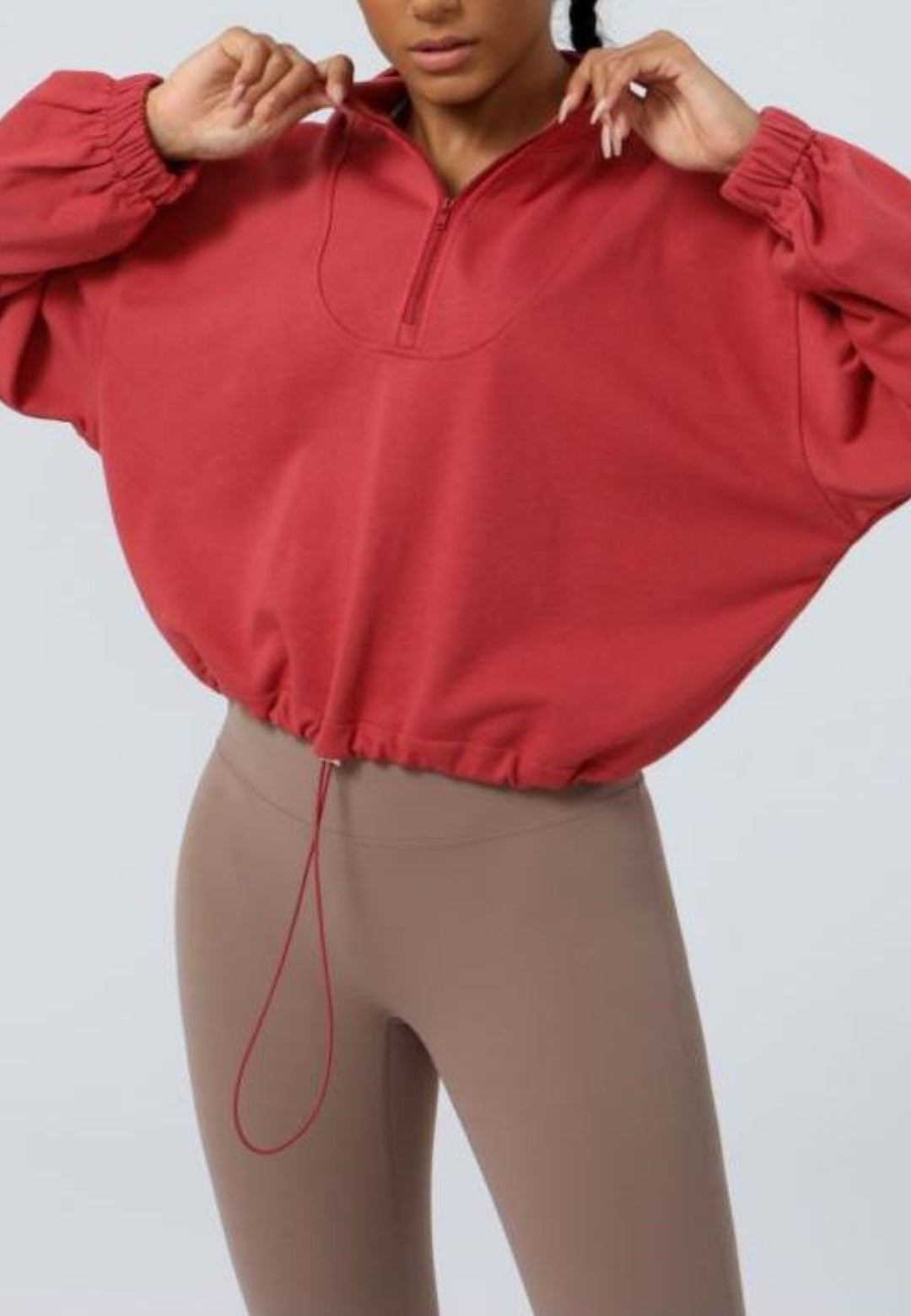Loose Long Sleeve Casual Zipper Jacket Sport Sweatshirt