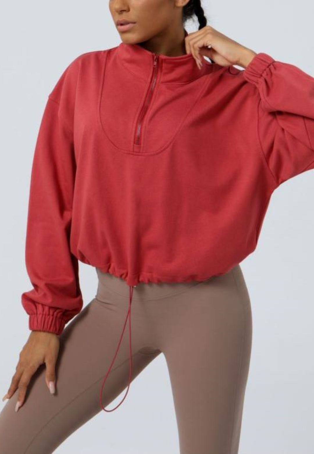 Loose Long Sleeve Casual Zipper Jacket Sport Sweatshirt
